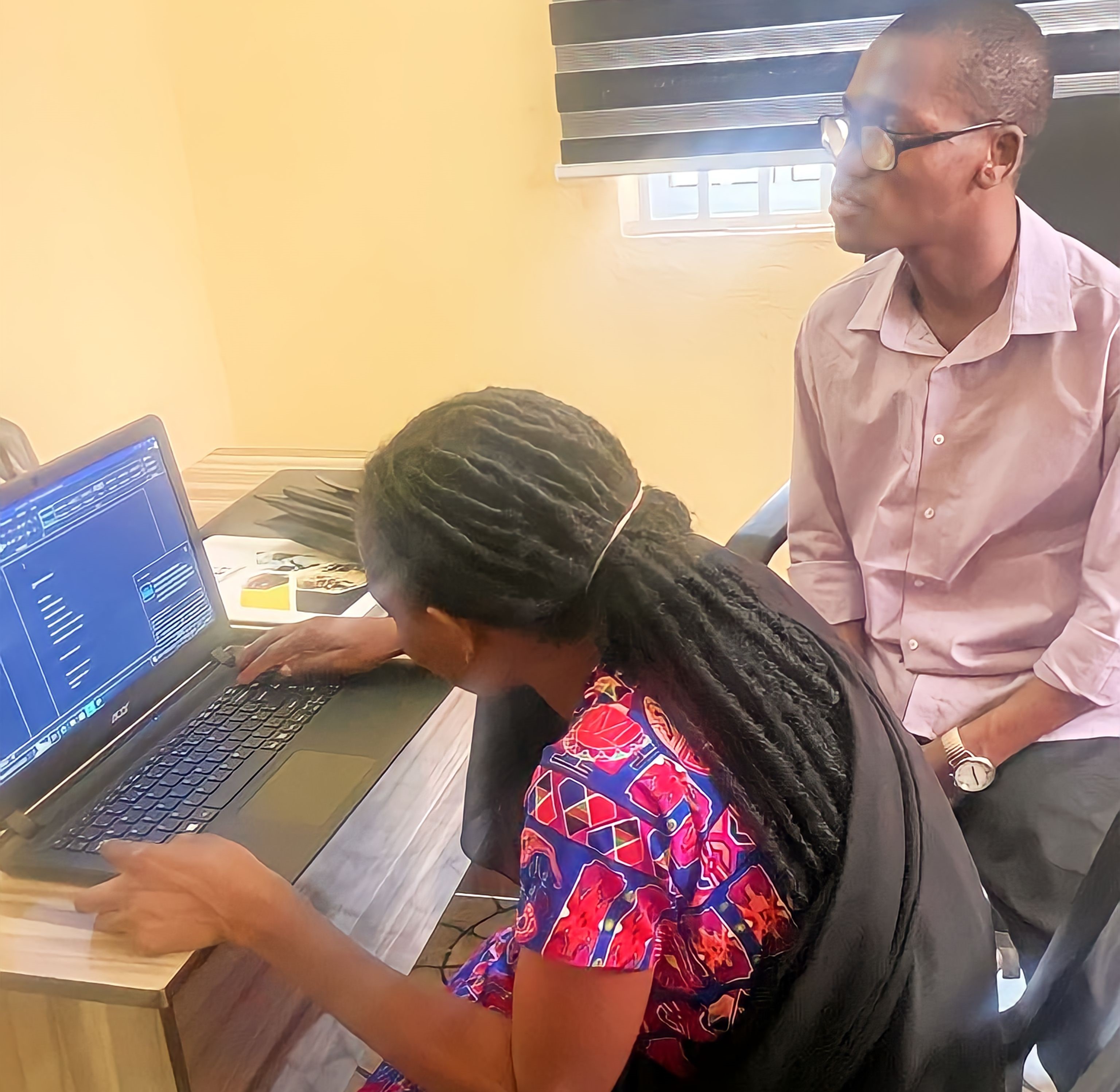 Teaching someone computer